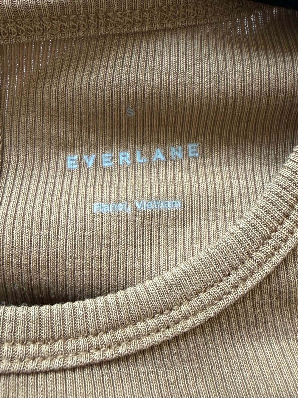 Everlane Pima Luxe Rib Tee - Picture 6 of 8